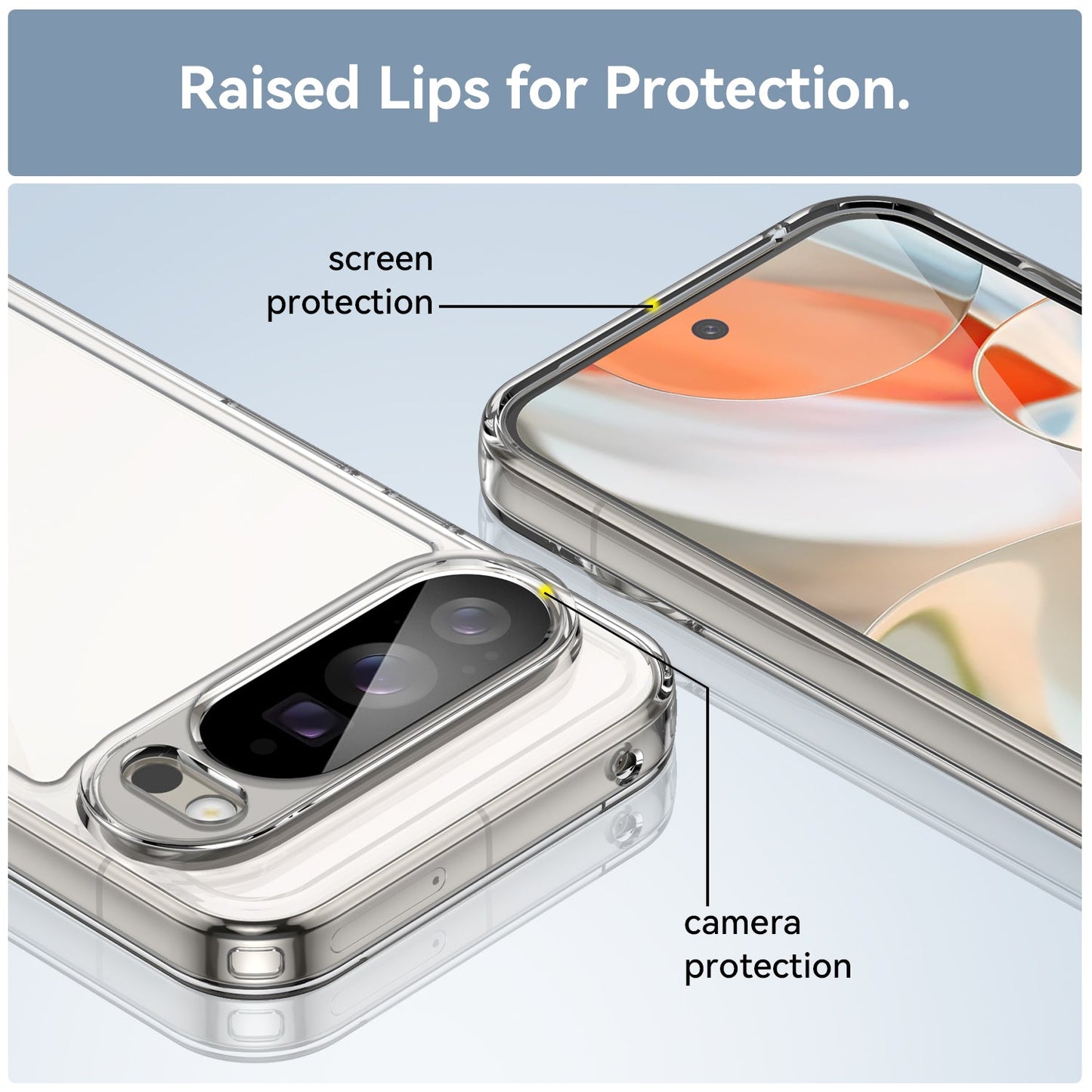 Google Pixel 10 Pro Xl Soft Gel Case [Clear]