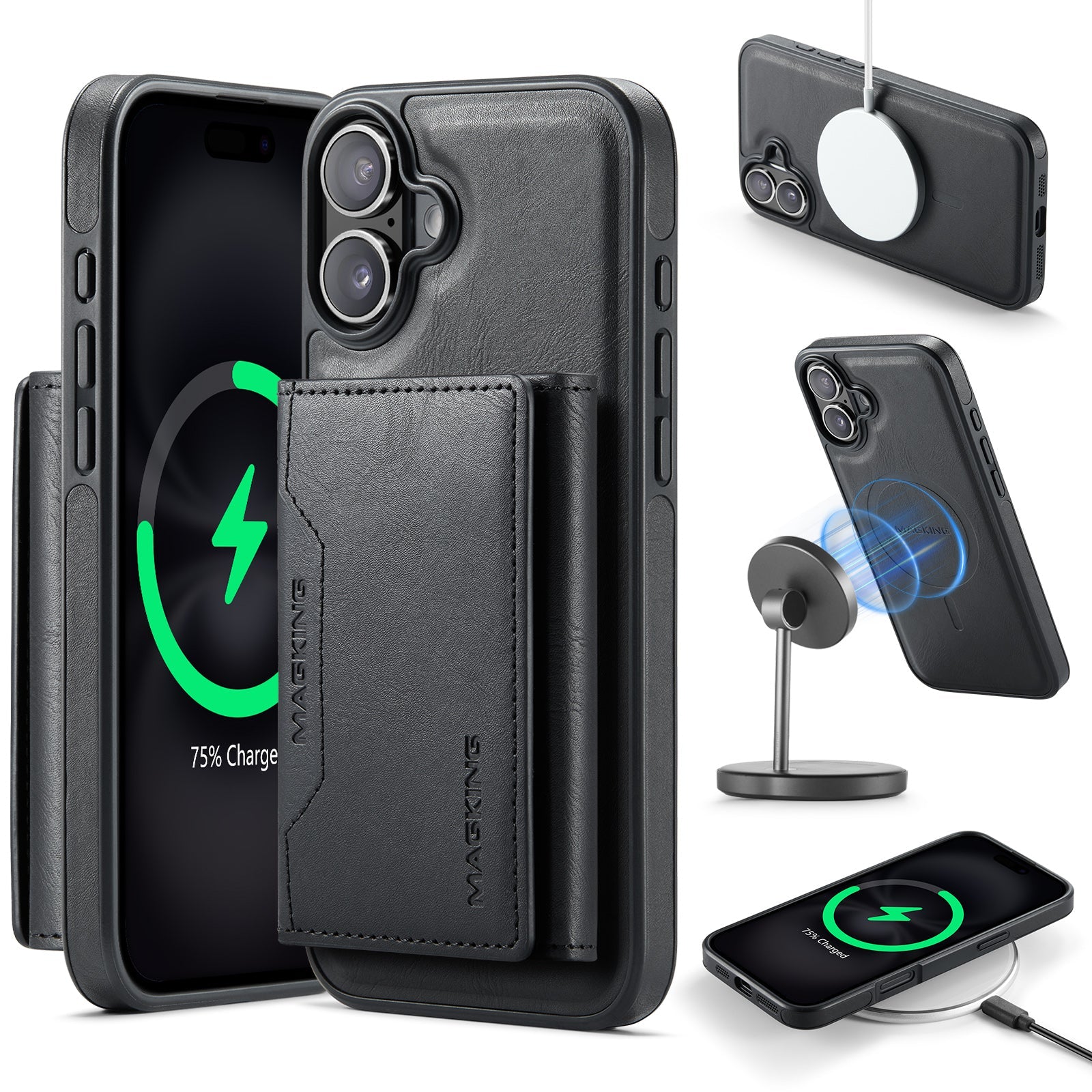 Iphone 16 Magsafe Wallet [Black]