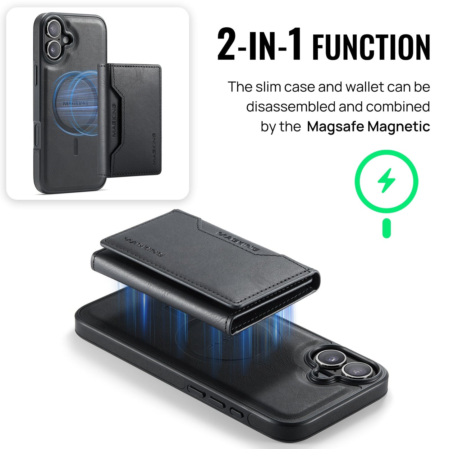 Iphone 16 Magsafe Wallet [Black]