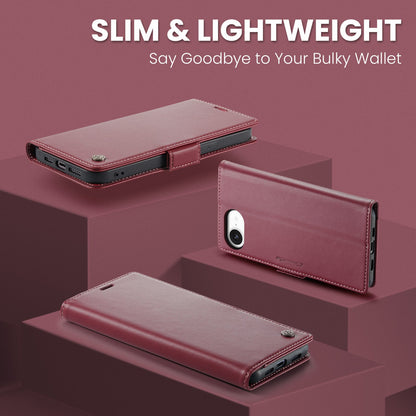 Apple iPhone 16E Pu Wallet Case [Maroon]