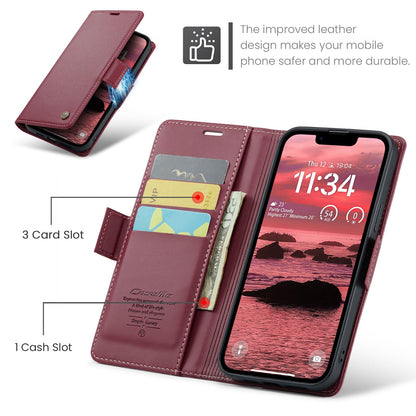 Apple iPhone 16E Pu Wallet Case [Maroon]