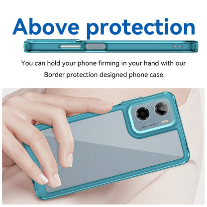 Moto G05 Soft Gel Case [Clear Blue]