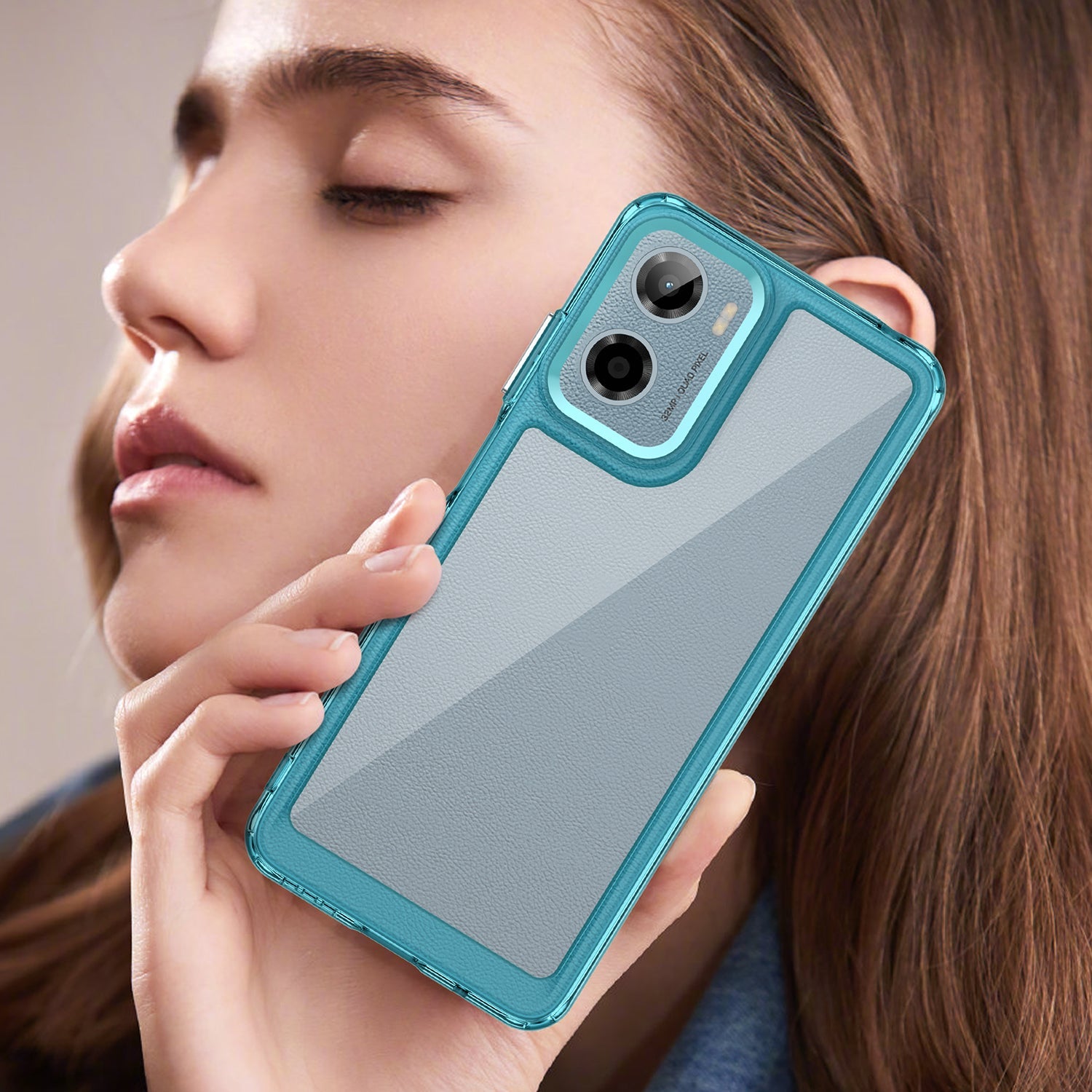 Moto G05 Soft Gel Case [Clear Blue]