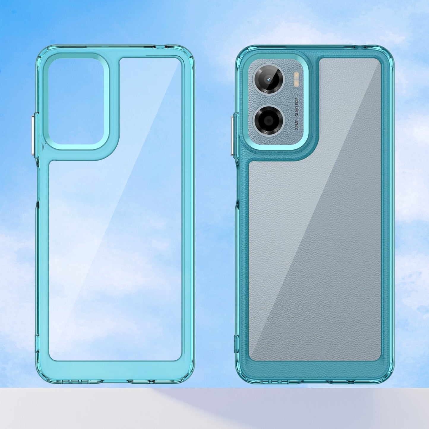 Moto G05 Soft Gel Case [Clear Blue]