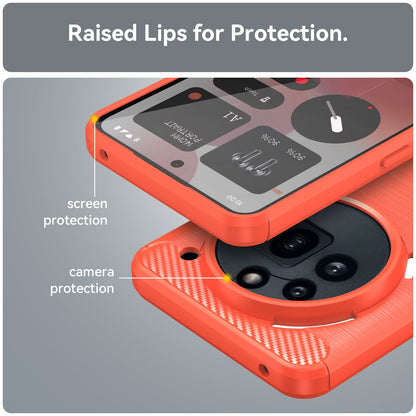 Nothing Phone (3A) Pro Carbon Fibre Case [Red]