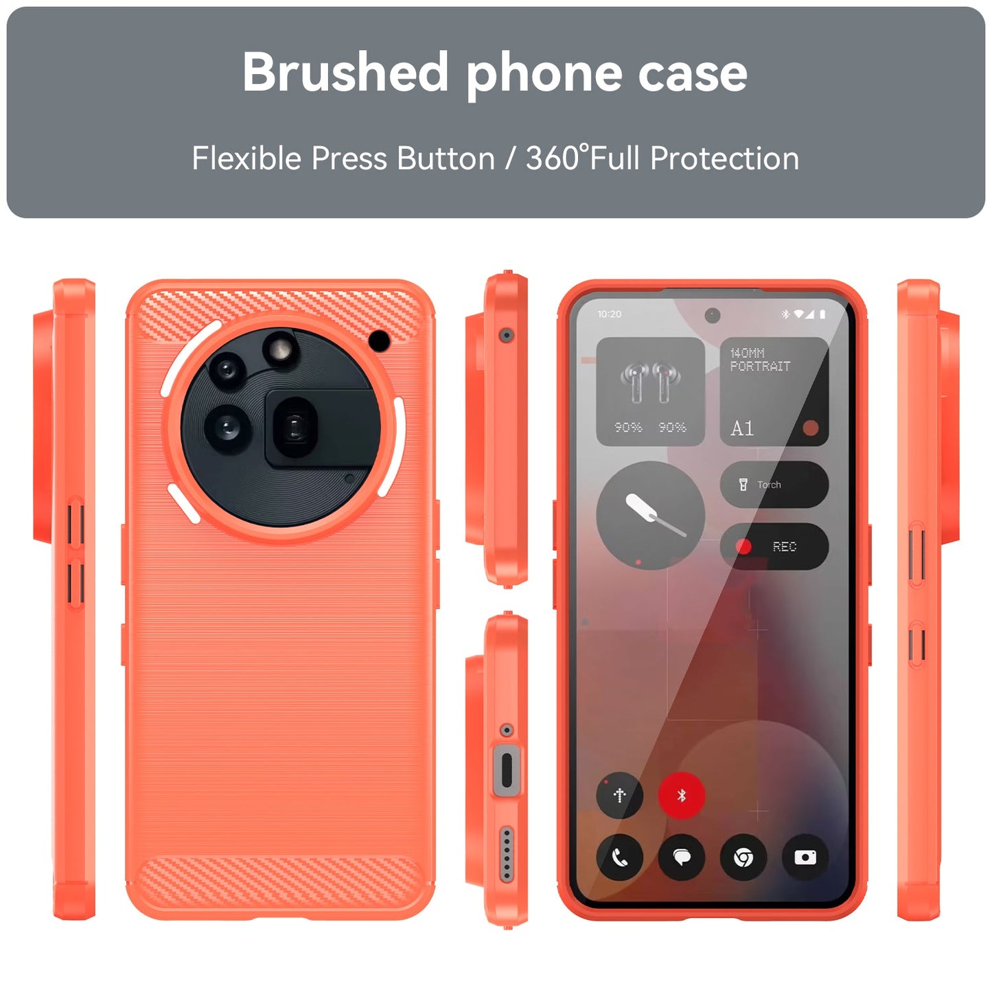 Nothing Phone (3A) Pro Carbon Fibre Case [Red]