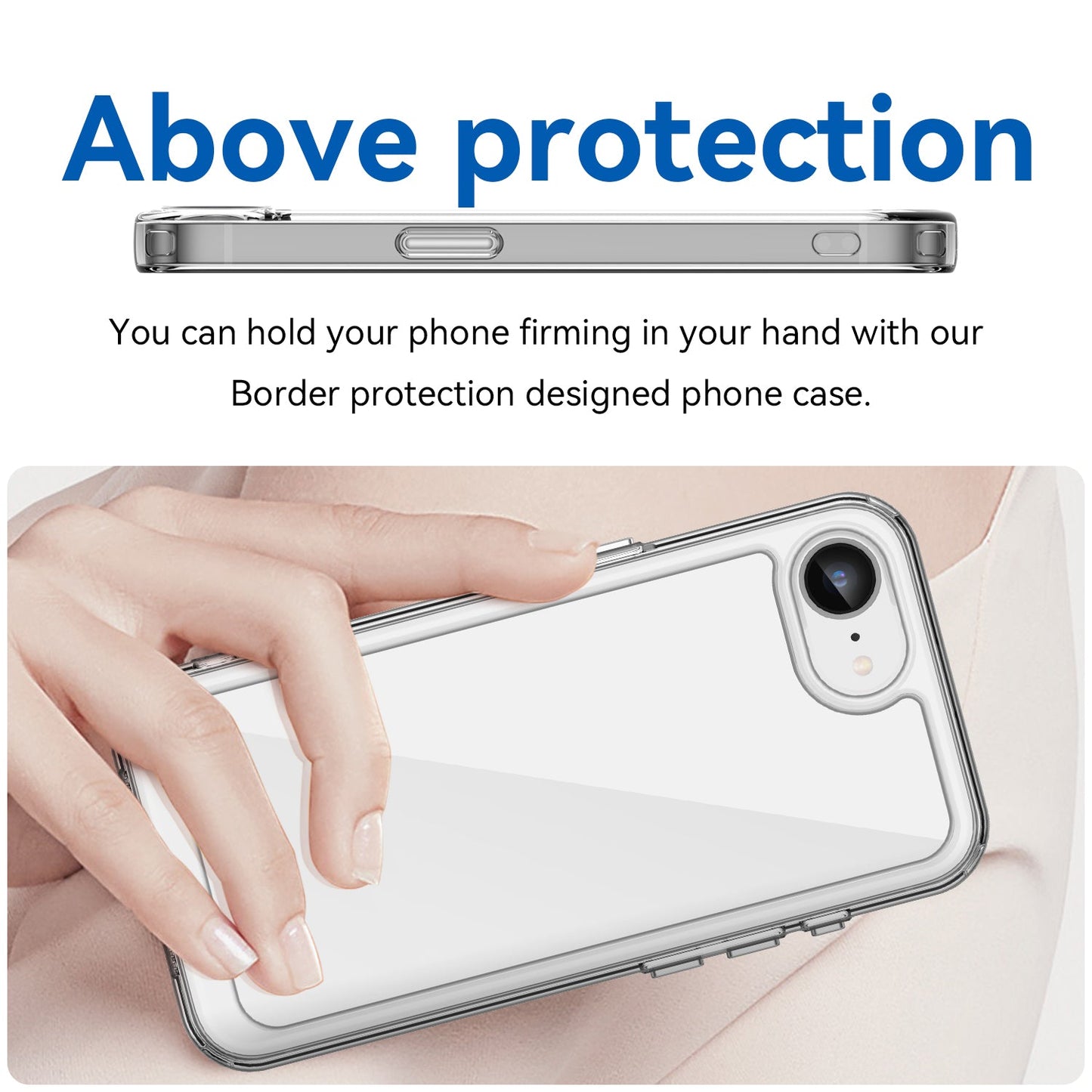 Iphone 16e / 17e Soft Gel Case [Clear]
