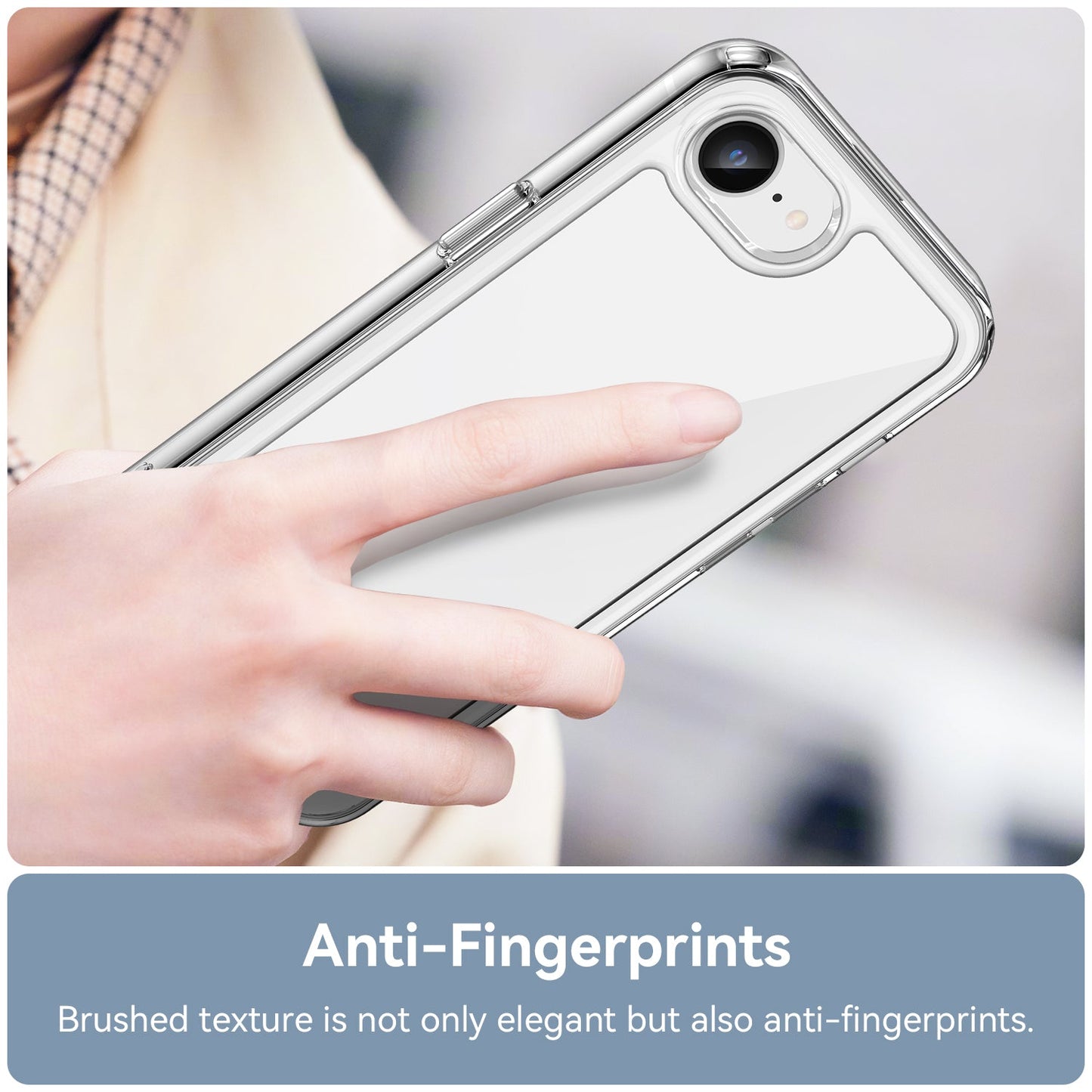 Iphone 16e / 17e Soft Gel Case [Clear]