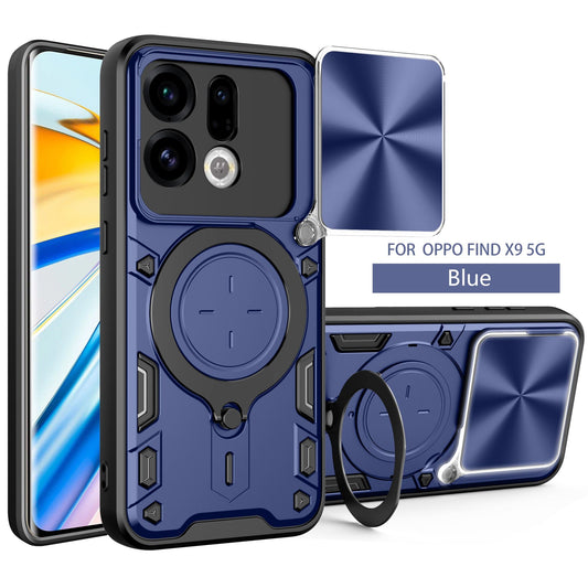 Oppo Find X9 Ring Kickstand Case [Navy]