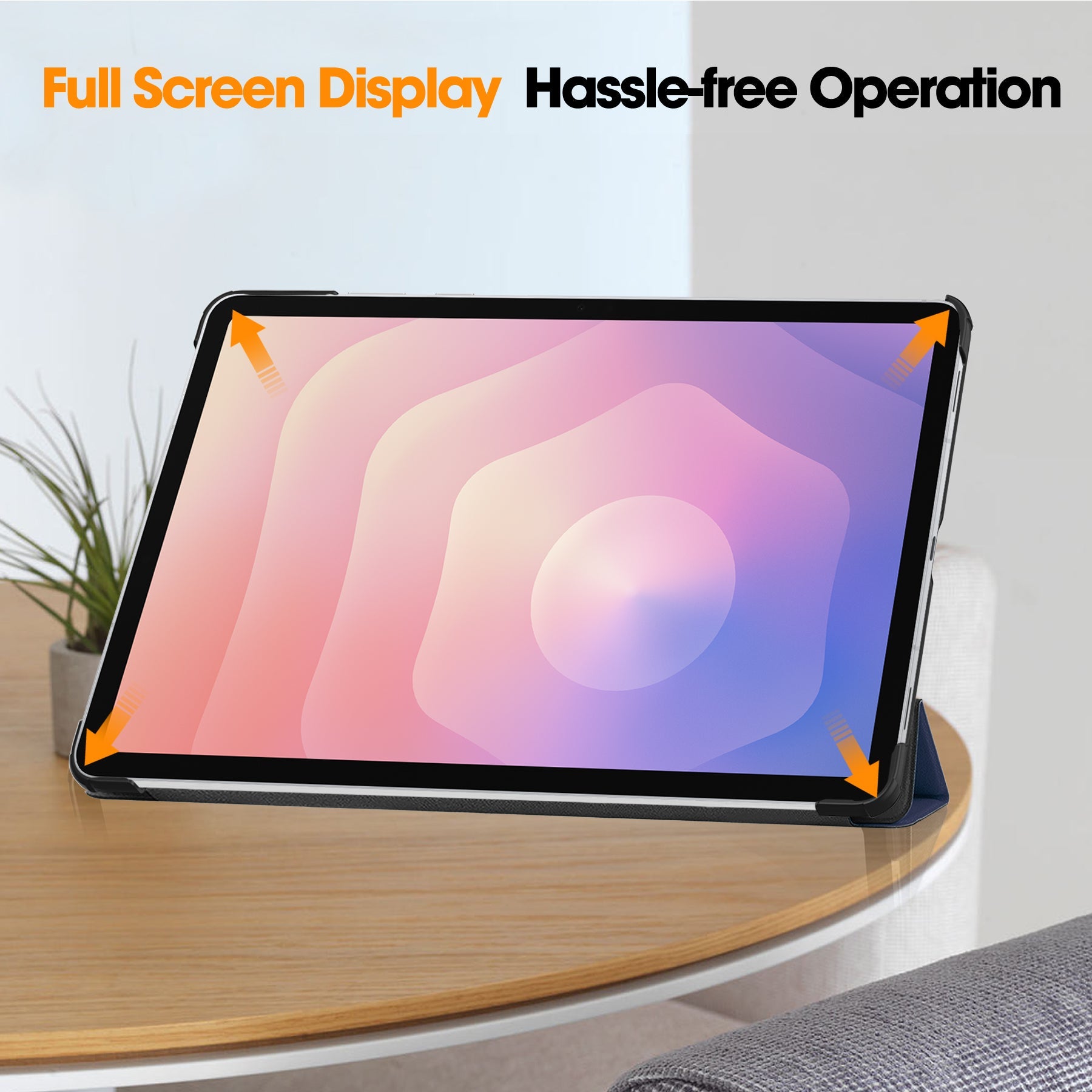 Galaxy Tab S11 Tri-fold Pu Case [Navy]