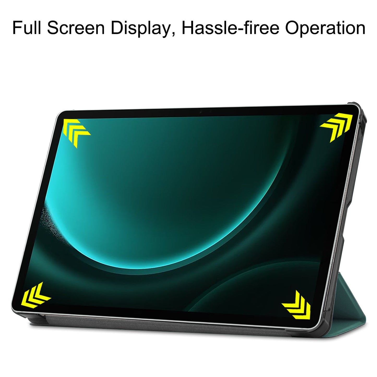 Galaxy Tab S10 Plus X820 Tri-fold Pu Case [Teal]