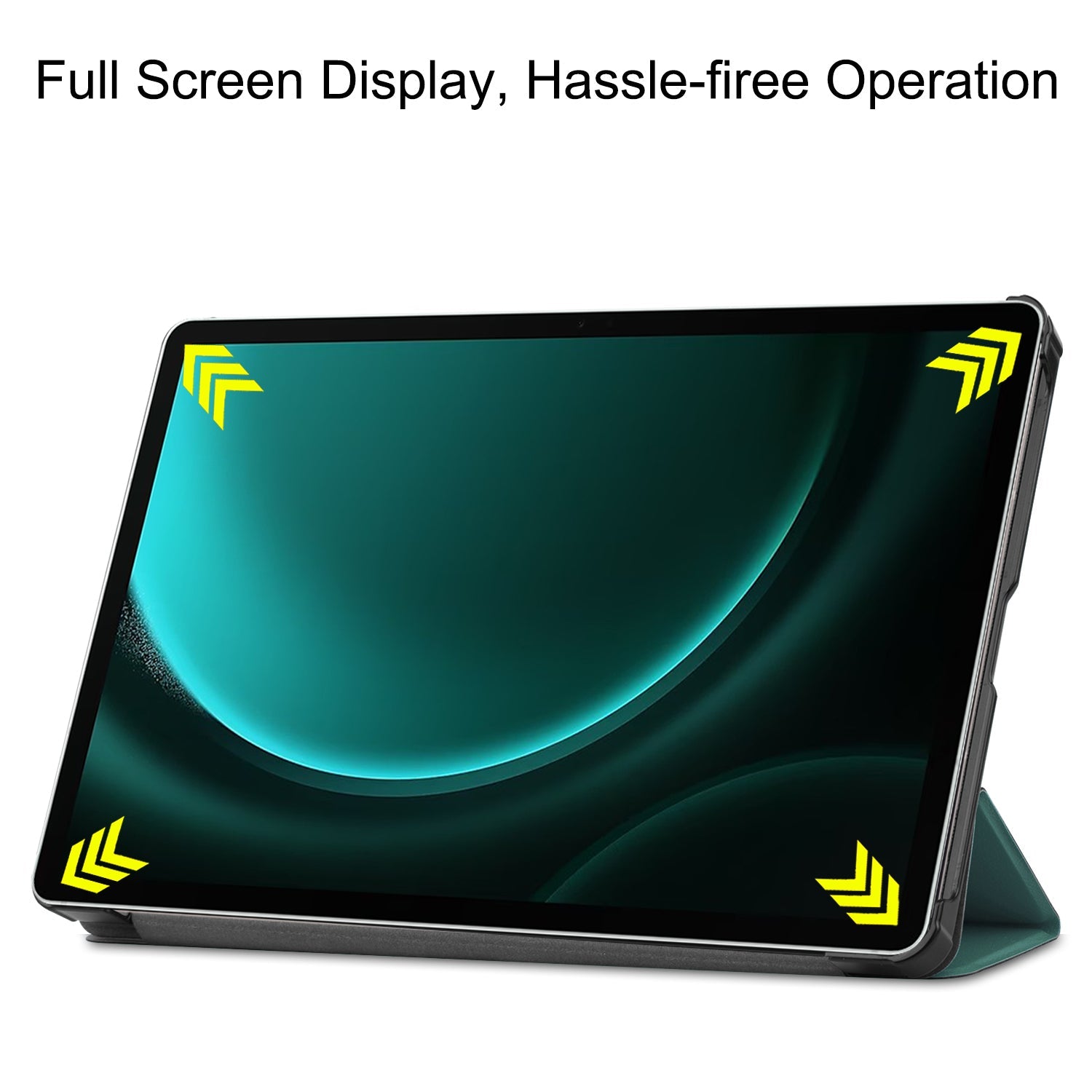 Galaxy Tab S10 Plus X820 Tri-fold Pu Case [Teal]