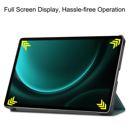 Galaxy Tab S10 Plus X820 Tri-fold Pu Case [Teal]