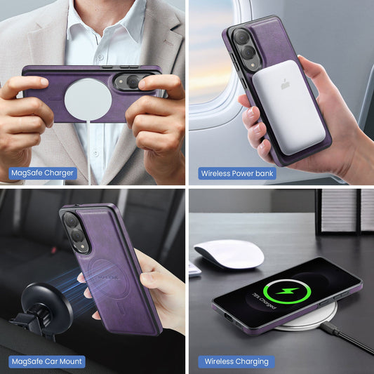 Galaxy S25 Edge Magsafe Wallet [Purple]