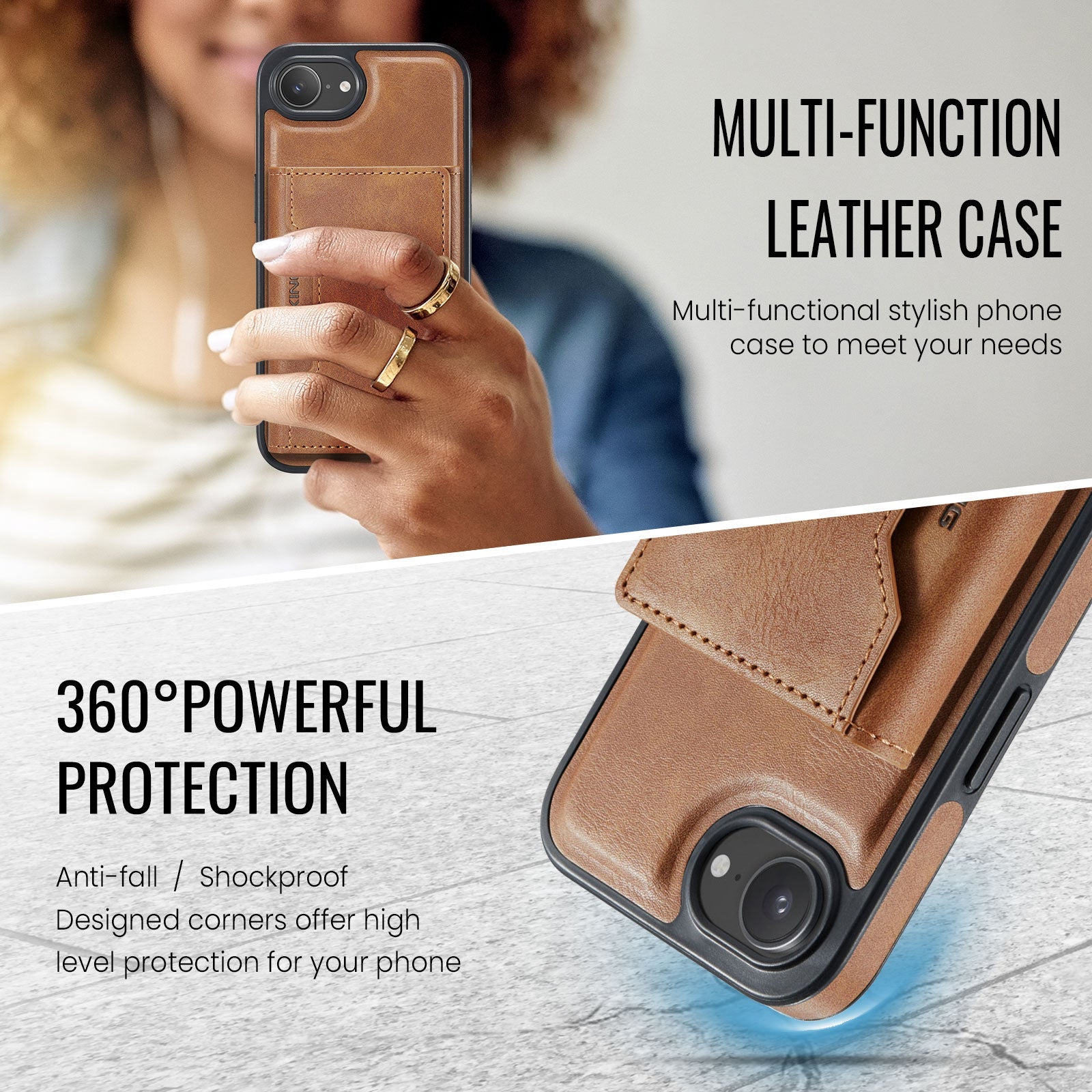 Iphone 16E Magsafe Wallet [Brown]