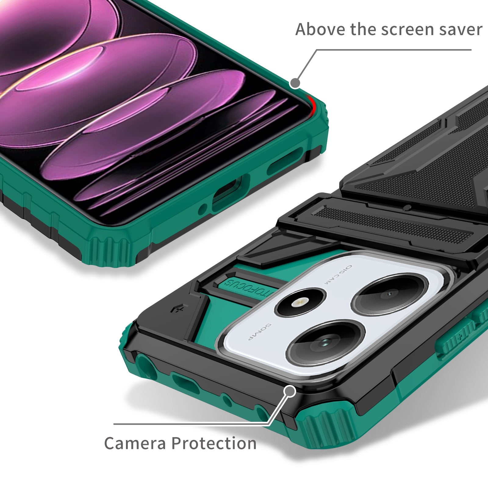 Xiaomi Redmi Note 14 5G Heavy Duty Case [Teal]