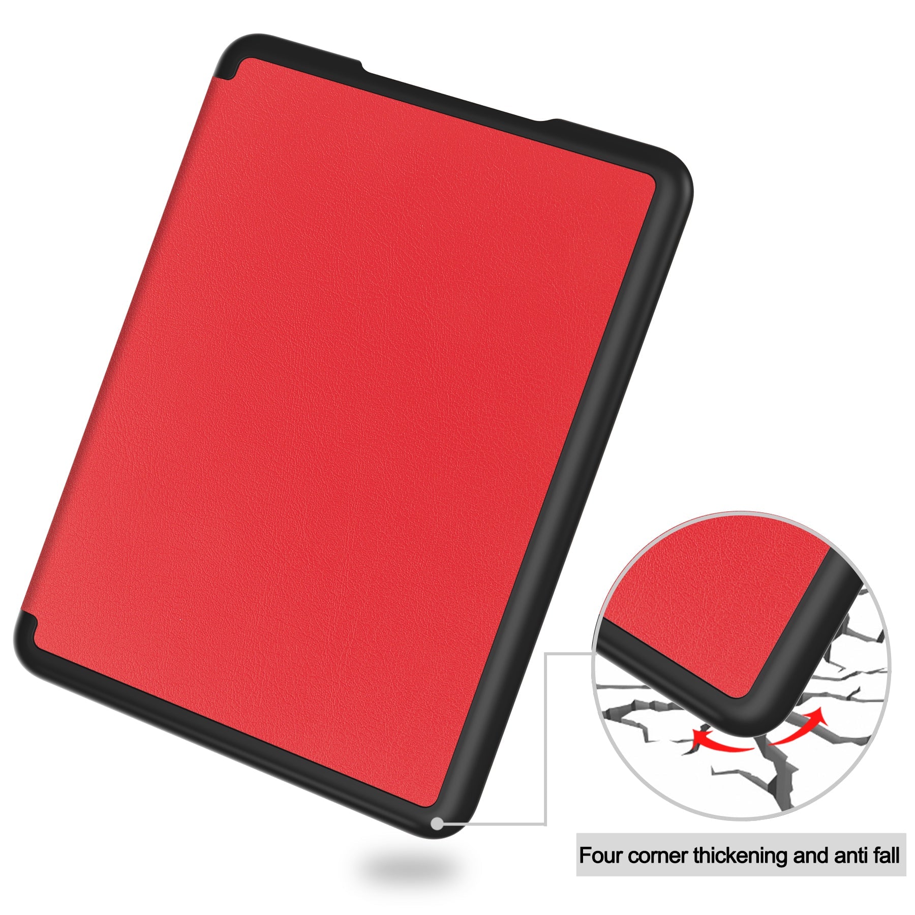 Kindle Colorsoft Tri-fold Pu Case [Red]