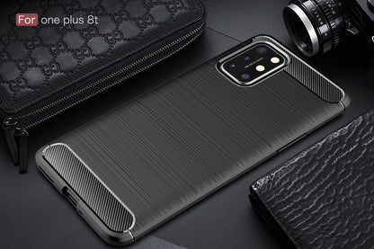 Oneplus 8t Carbon Fibre Case [Black]