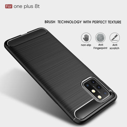 Oneplus 8t Carbon Fibre Case [Black]
