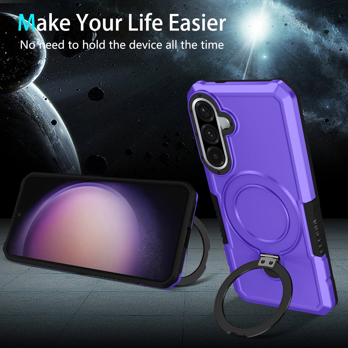 Samsung Galaxy A56 5G Heavy Duty Case [Purple]