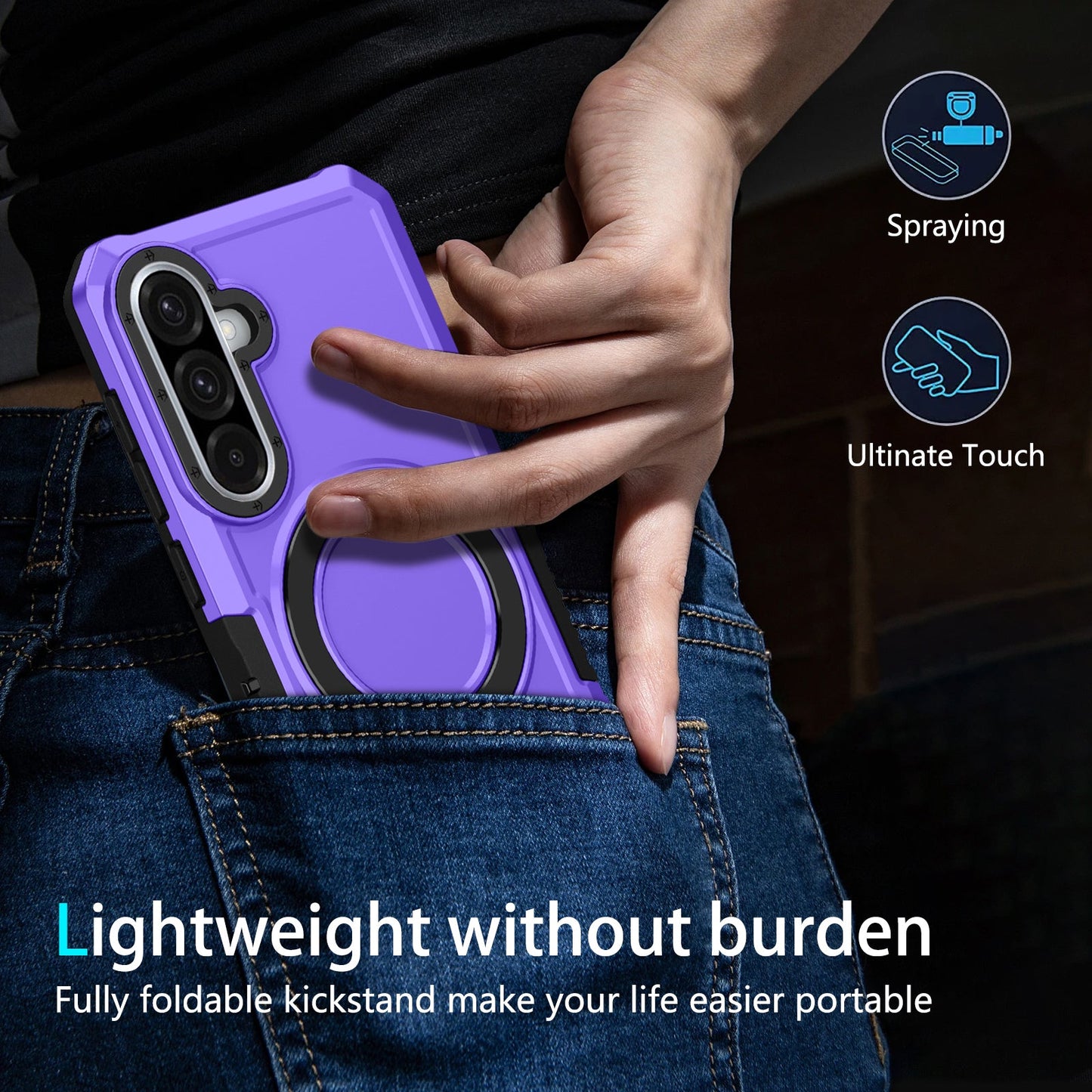 Samsung Galaxy A56 5G Heavy Duty Case [Purple]
