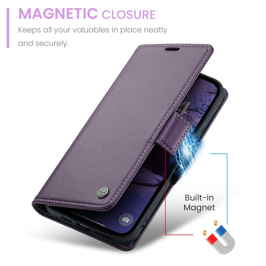 Apple iPhone 16E Pu Wallet Case [Purple]