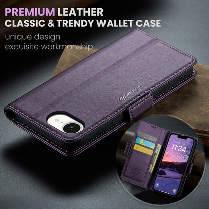 Apple iPhone 16E Pu Wallet Case [Purple]