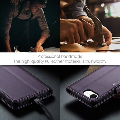Apple iPhone 16E Pu Wallet Case [Purple]
