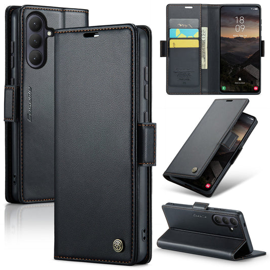 Galaxy S26 Plus Pu Wallet Case [Black]