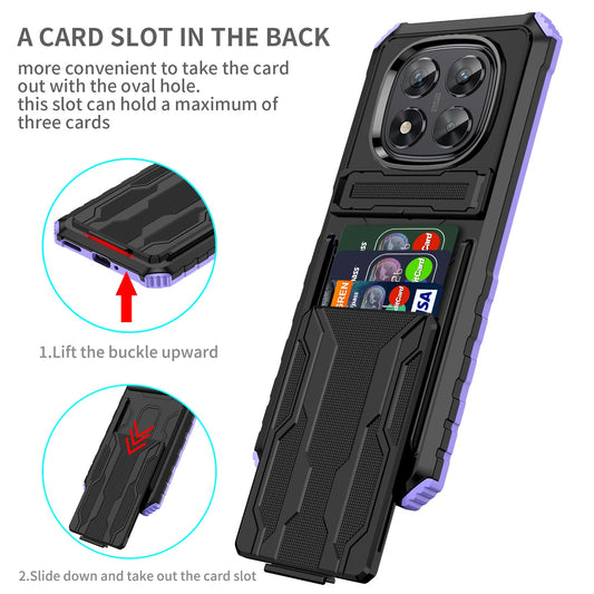 Xiaomi Redmi Note 14 Pro 5G Heavy Duty Case [Purple]