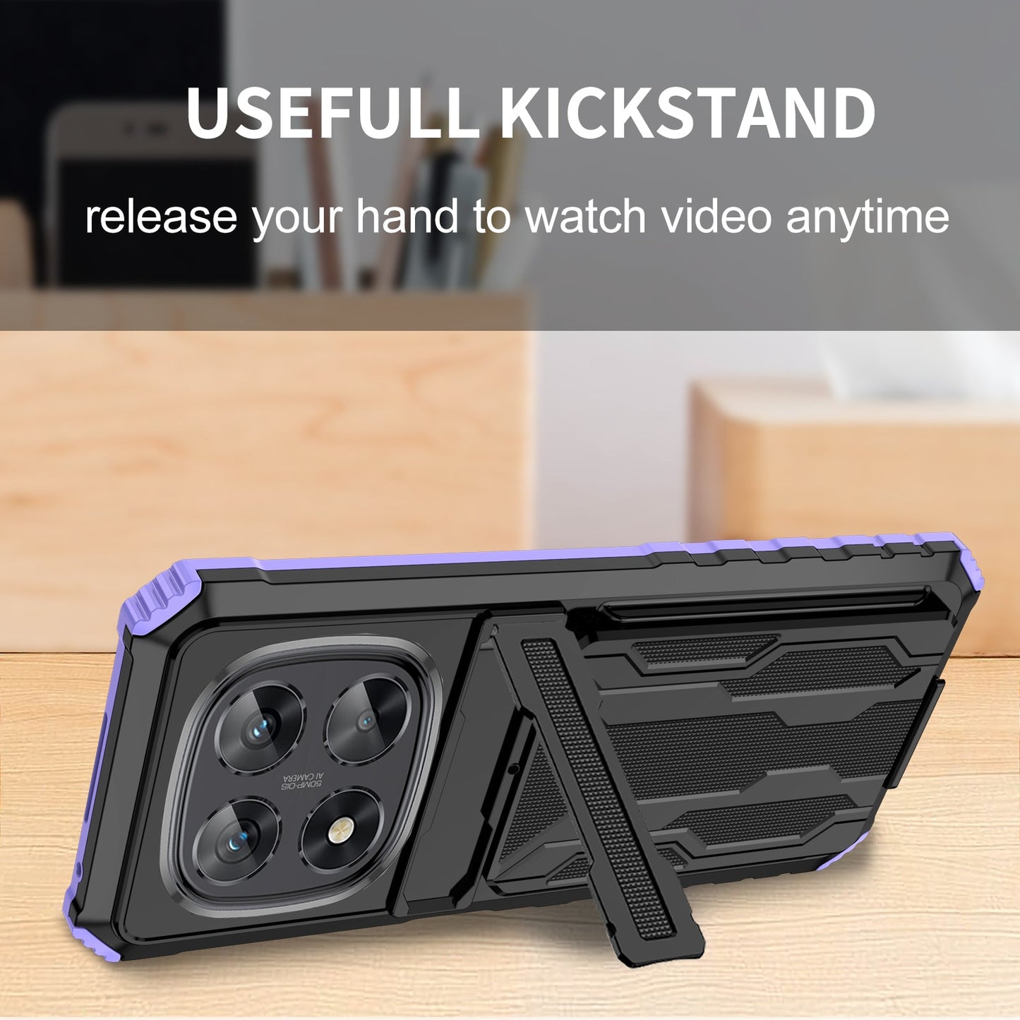 Xiaomi Redmi Note 14 Pro 5G Heavy Duty Case [Purple]