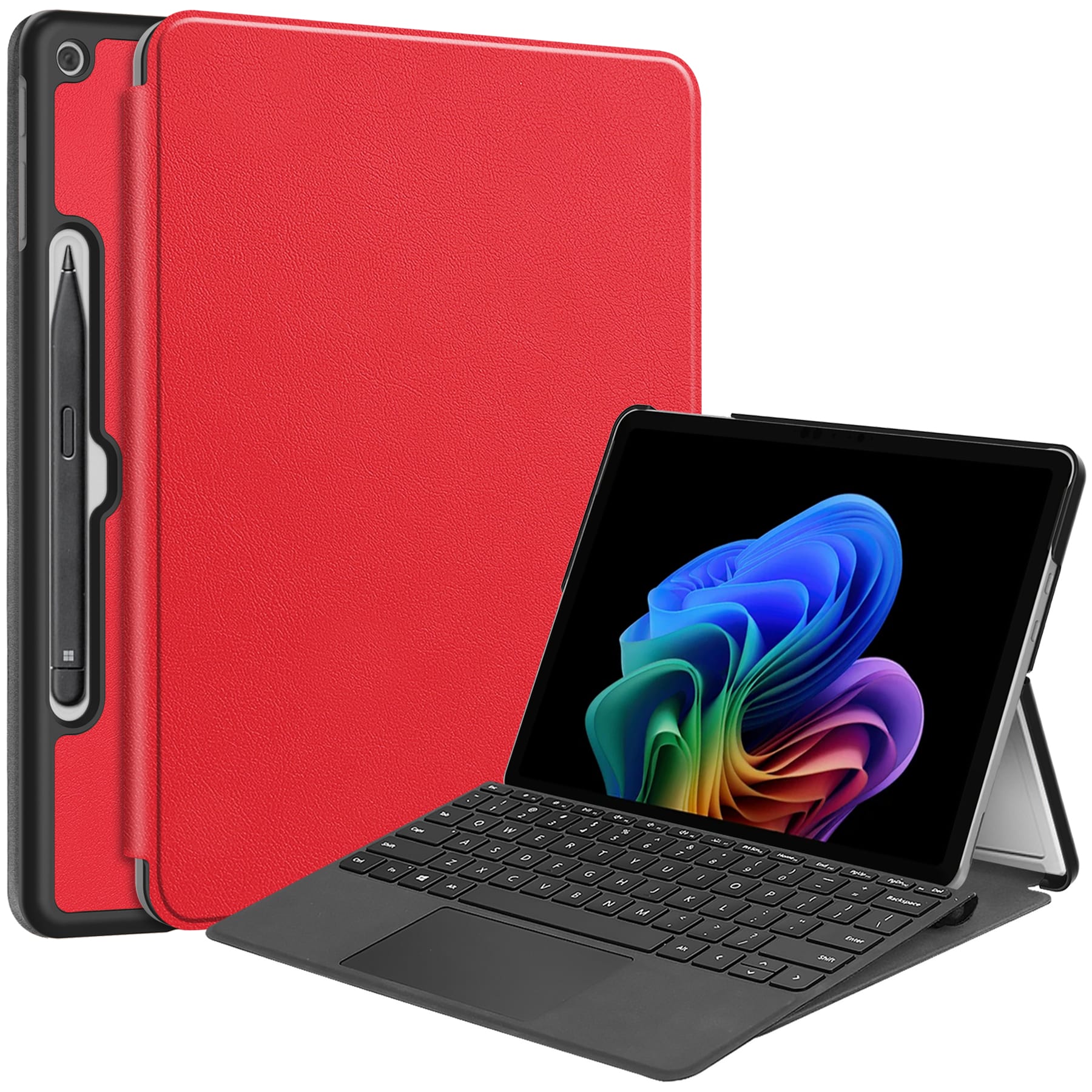 Microsoft Surface Pro 12" (1st Edition) Multiple Angle Case [Red]