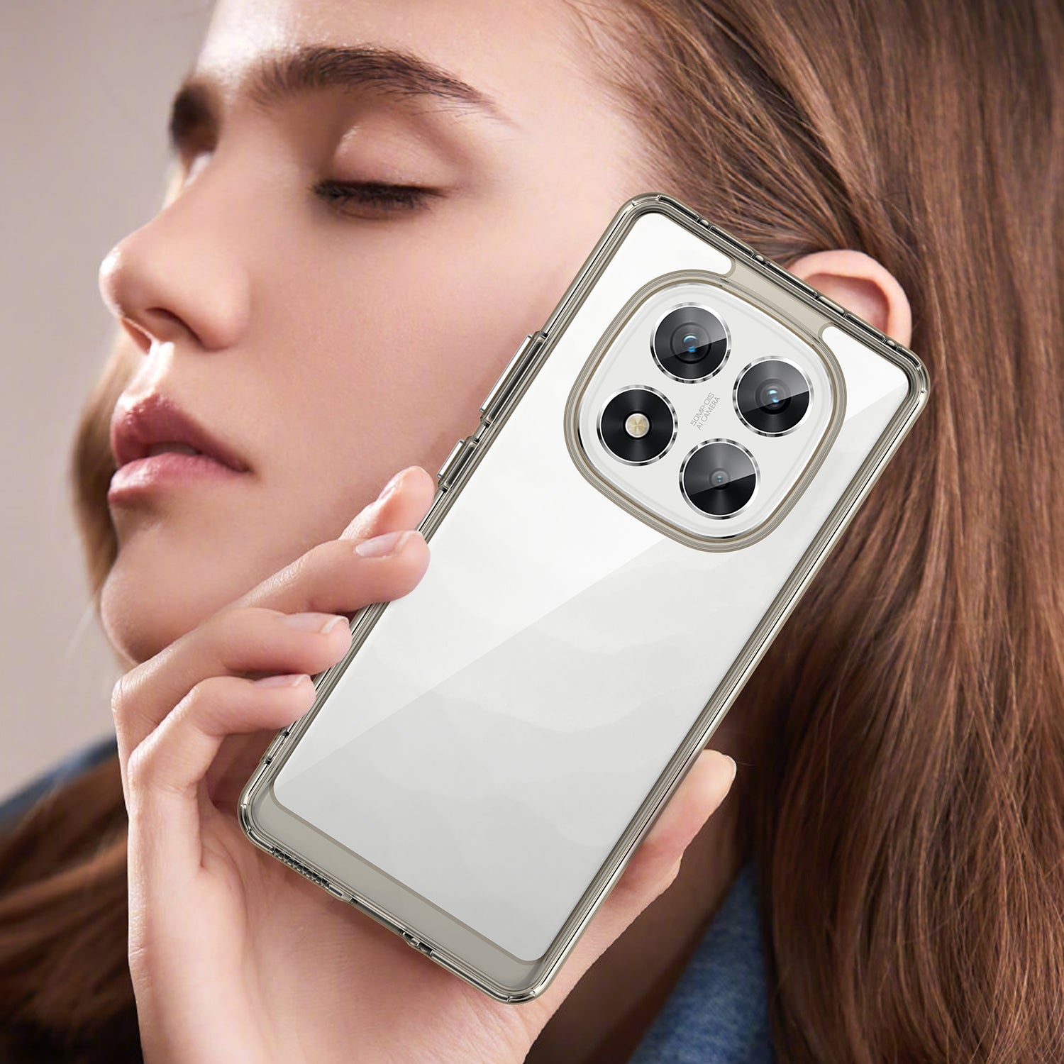 Xiaomi Redmi Note 14 Pro 5G Soft Gel Case [Clear Grey]