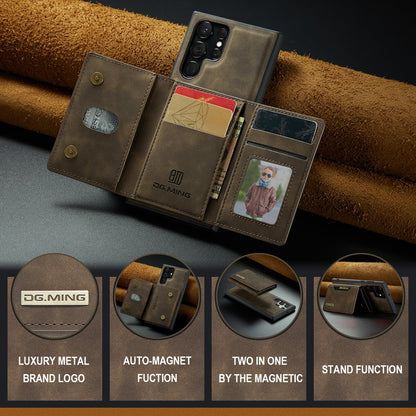 Samsung Galaxy S23 Ultra Magnetic Wallet Coffee