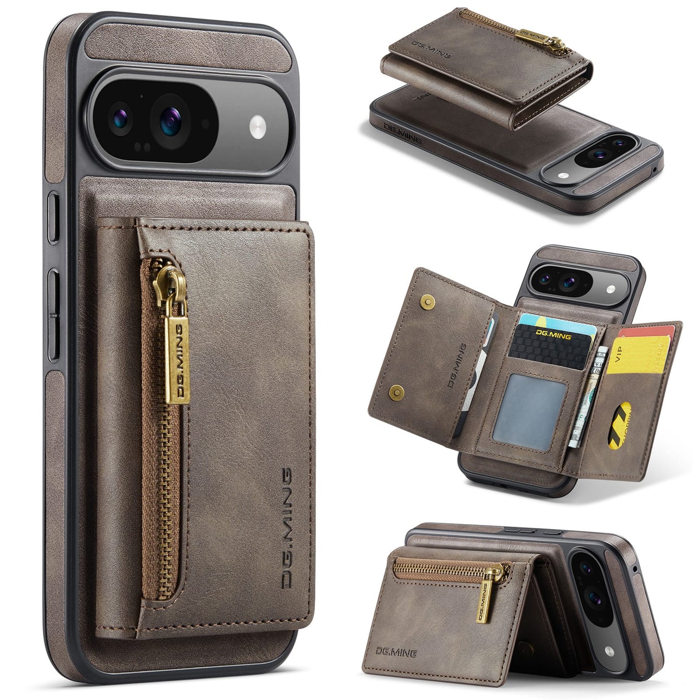 Google Pixel 10 Pro Magnetic Wallet [Coffee]
