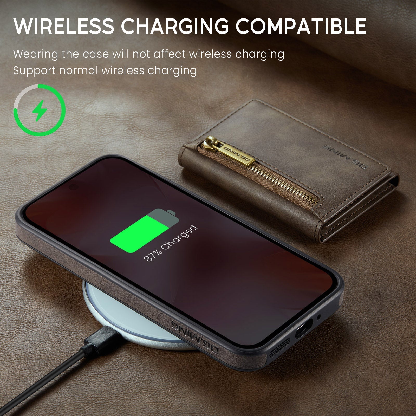 Google Pixel 10 Pro Magnetic Wallet [Coffee]
