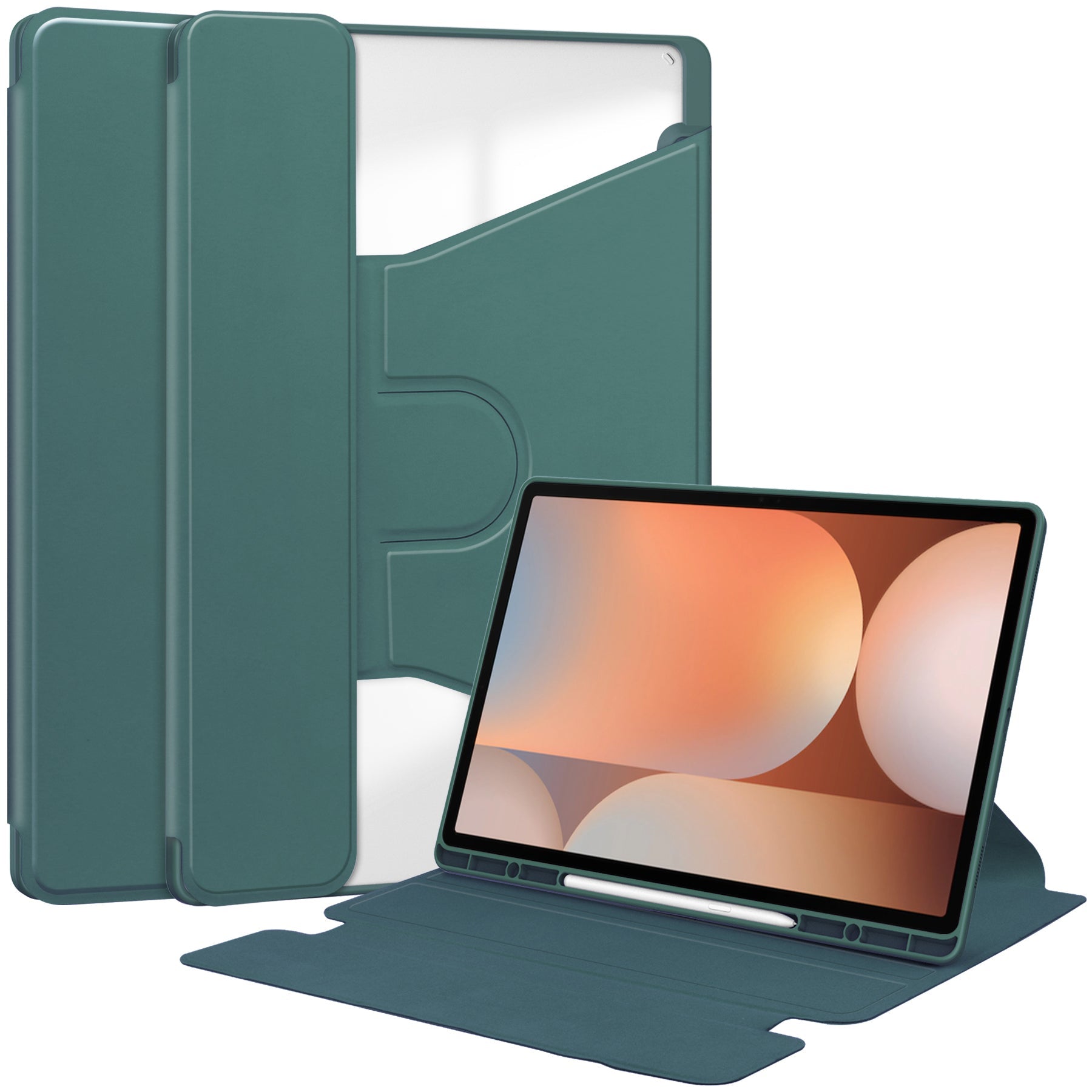 Galaxy Tab S10 Ultra / S9 Ultra / S8 Ultra Rotating Acrylic Case [Navy]