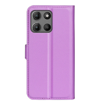 Moto G15 Pu Wallet Case [Purple]