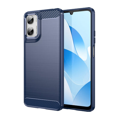 Moto G06 Carbon Fibre Case [Navy]