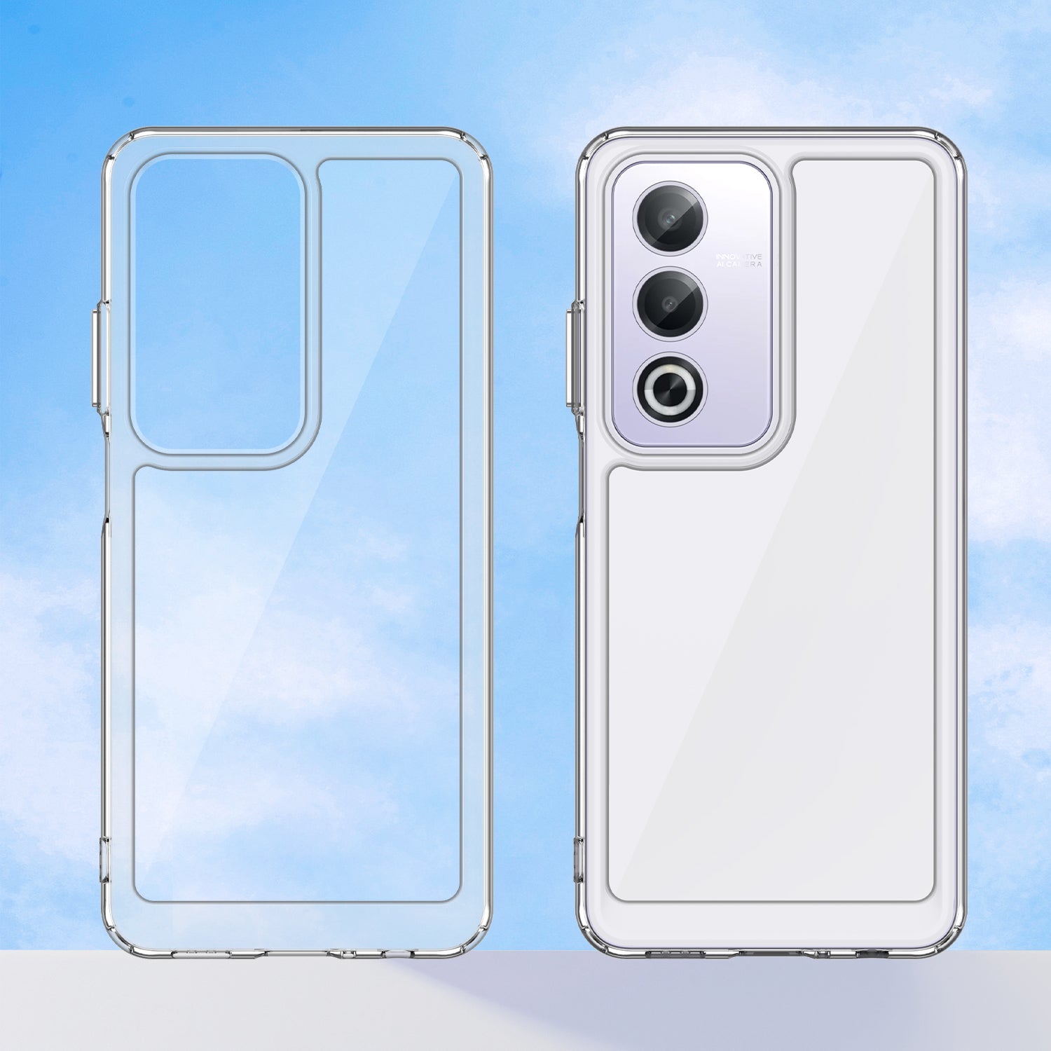 Oppo A80 5G Soft Gel Bumper Case [Clear]