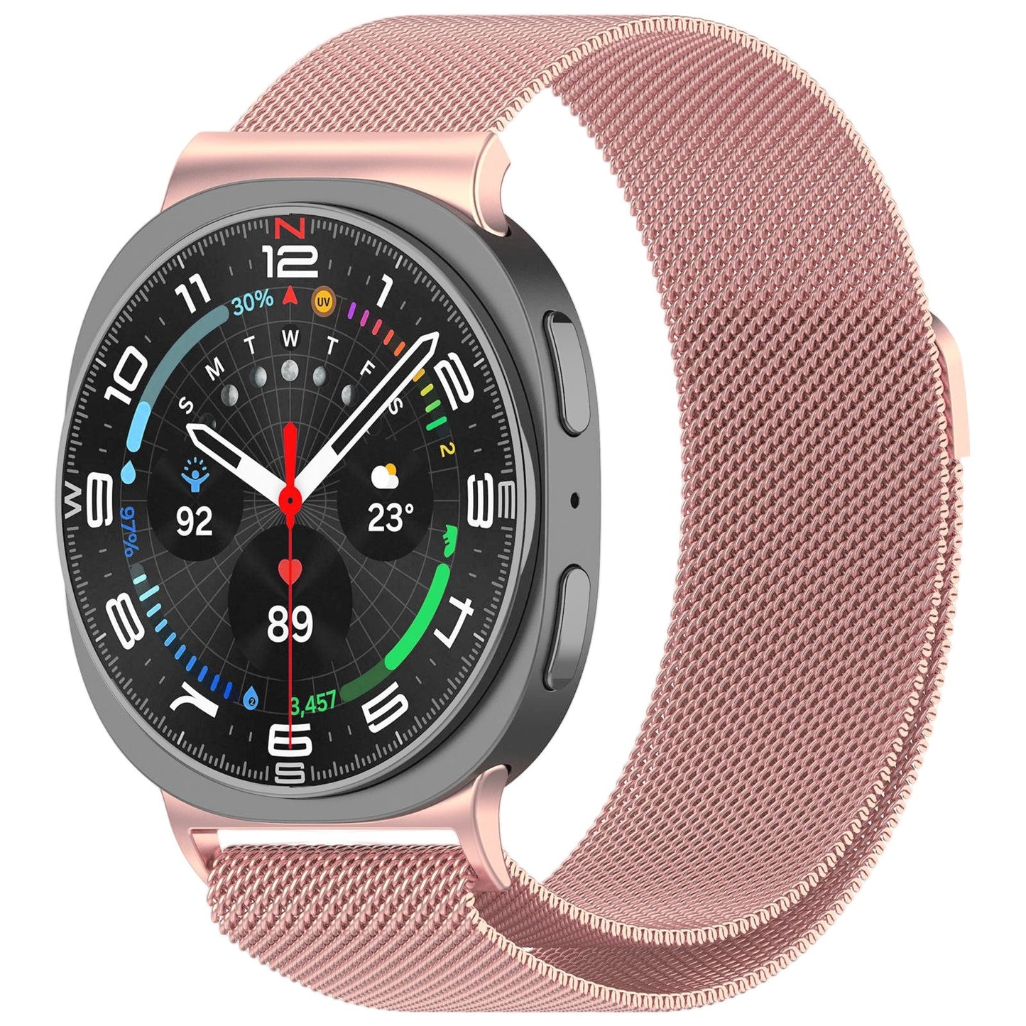 Samsung Galaxy Watch 8 Milanese Loop Strap [Rose Gold]