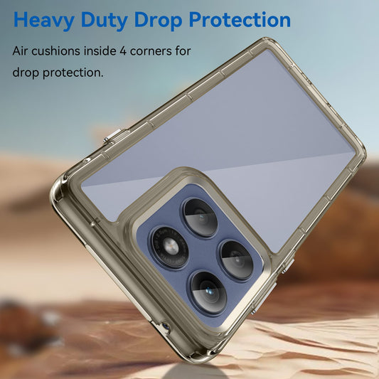 Moto Edge 60 Pro Soft Gel Case [Clear Grey]