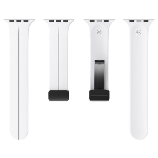 Magnetic Silicone Band for Apple Watch 38mm/40mm/41mm/42mm [White]