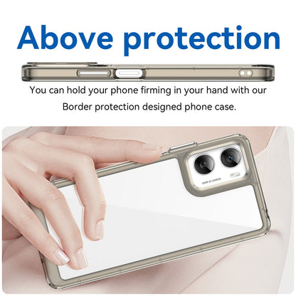 Moto G06 Soft Gel Case [Clear Grey]