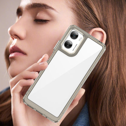 Moto G06 Soft Gel Case [Clear Grey]