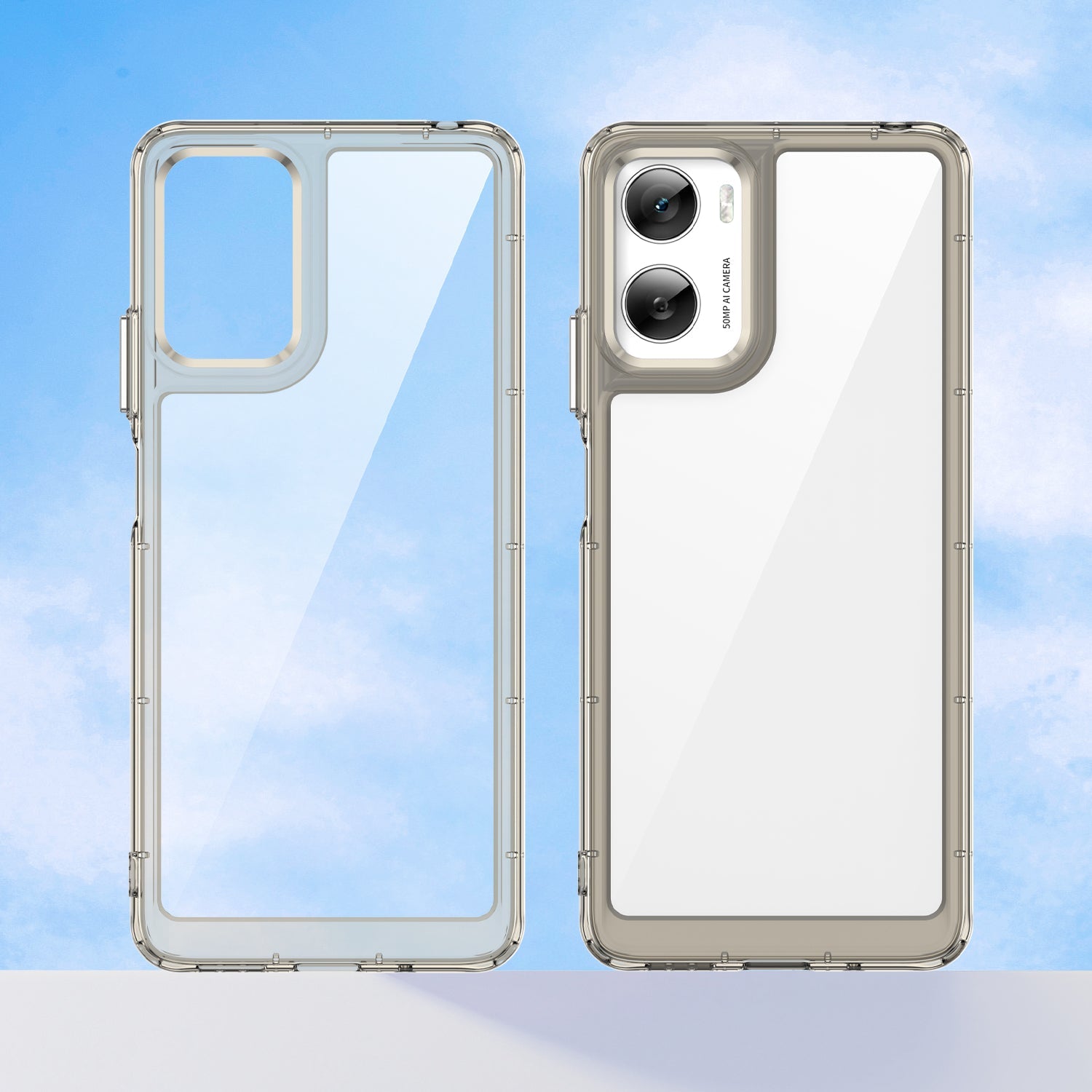 Moto G06 Soft Gel Case [Clear Grey]