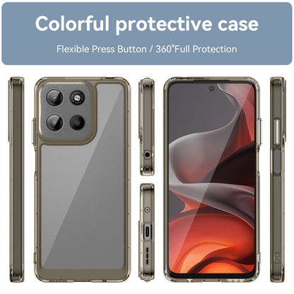 Moto G15 Soft Gel Case [Clear Grey]