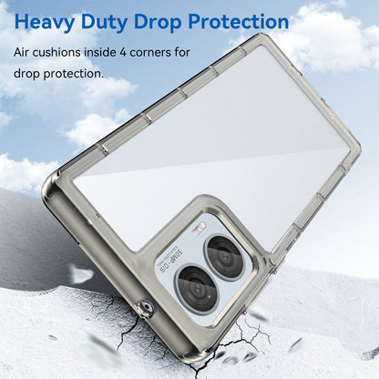 Moto Edge 50 Fusion Soft Gel Bumper Case [Clear Grey]
