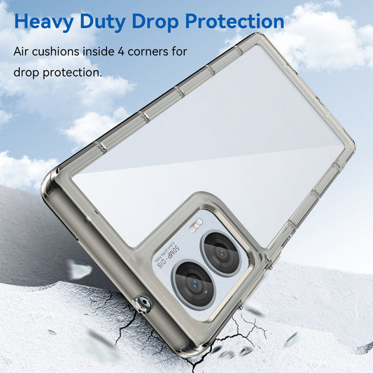 Moto Edge 50 Fusion Soft Gel Bumper Case [Clear Grey]