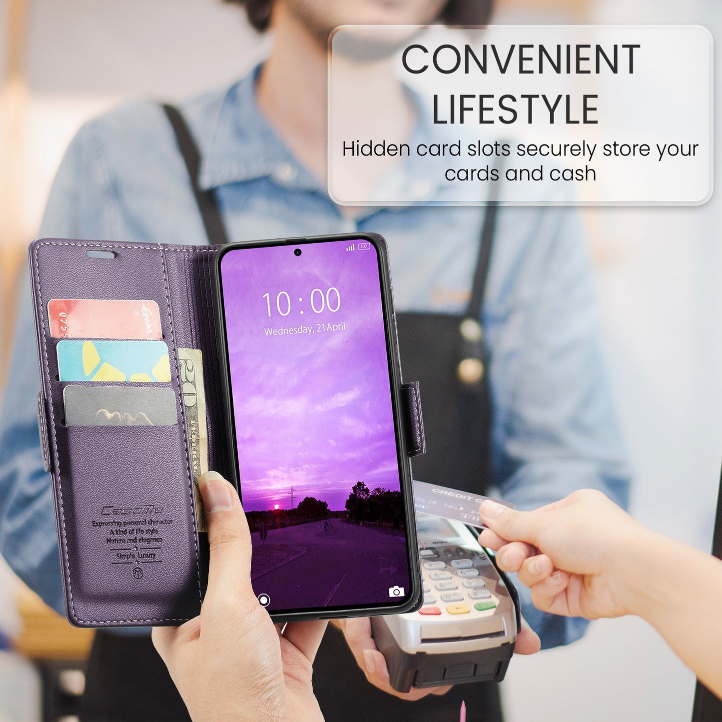 Xiaomi 14T Pu Wallet Case [Purple]